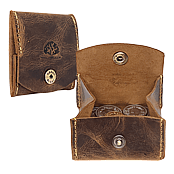 Bild von Naturleder Coin Box GREENBURRY